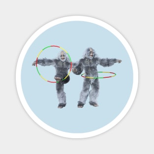 Yeti Hula Hoop Magnet